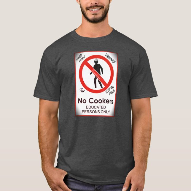 Camiseta No Cookers vintage boy (Anverso)