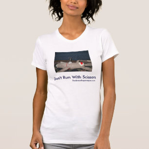 Camiseta No corra con las tijeras