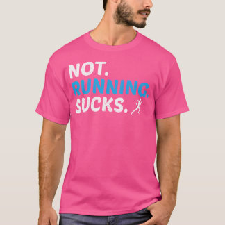 Camiseta No Correr Apesta Corredor de Maratón Inspirador