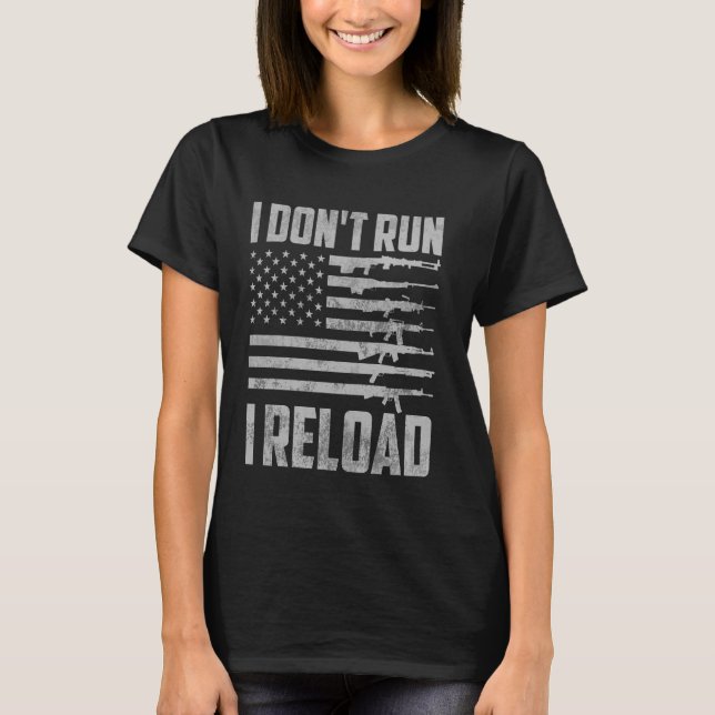 Camiseta No corro, vuelvo a cargar las divertidas aguijonet (Anverso)