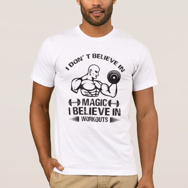 Camiseta No creo en la magia (Anverso)