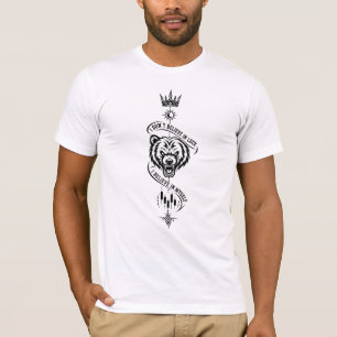 Camiseta No Creo en la Suerte Diseño de Símbolo de Trader O