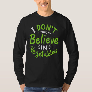 Camiseta No creo en las verduras Carnivore