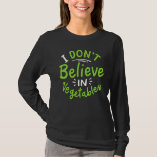Camiseta No creo en las verduras Carnivore
