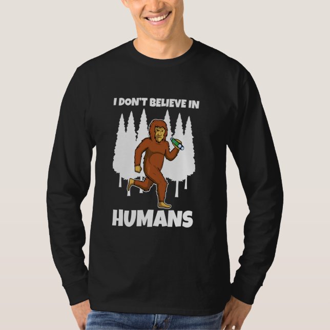 Camiseta No Creo En Los Humanos (Anverso)