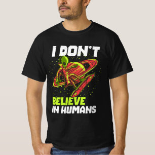 Camiseta No creo en los seres humanos