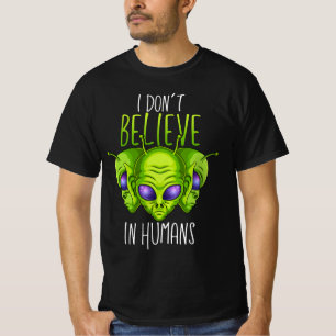 Camiseta No creo en los seres humanos