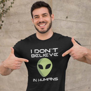 Camiseta No creo en seres humanos