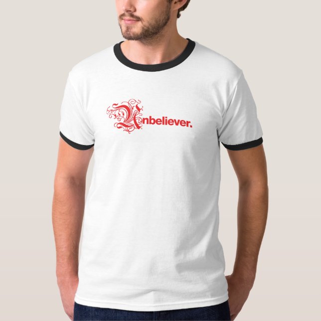Camiseta No creyente (Anverso)