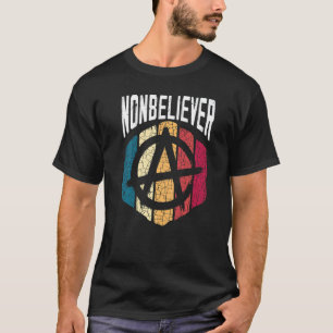 Camiseta No creyente Anti Religión Agnóstico Blackcraft Ate