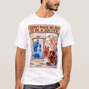 Camiseta No crié a mi hijo para ser una partitura de papel
