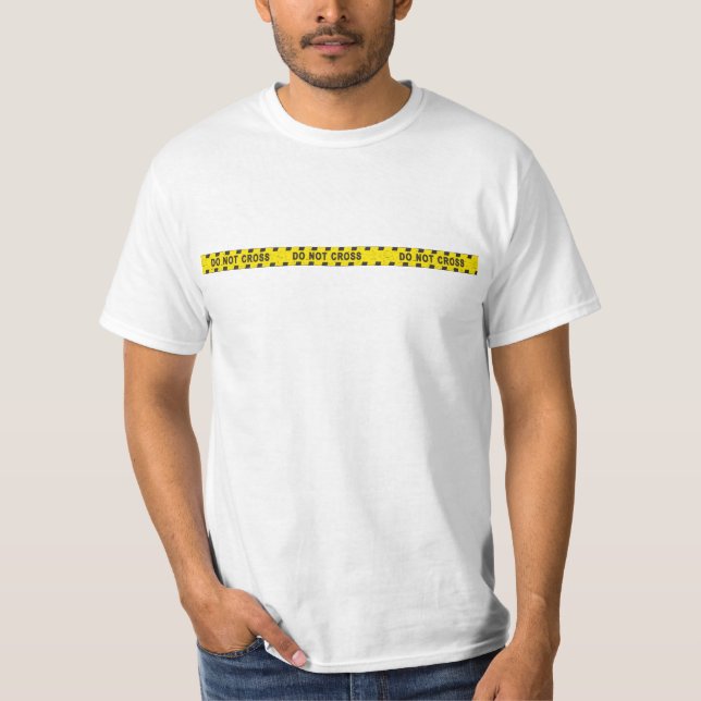 Camiseta no cruzar (Anverso)