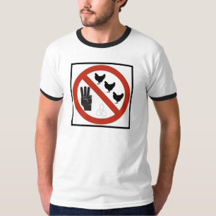 Camiseta No cuente sus pollos antes de que tramen el Rótul