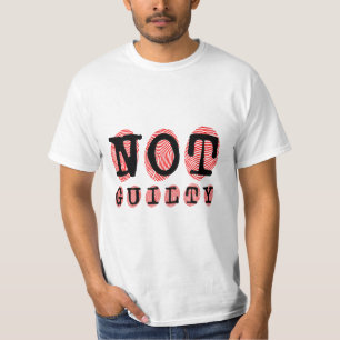 Camiseta NO Culpable gracioso, impresionante, elegante