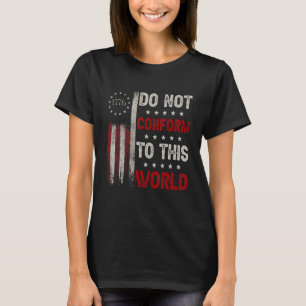 Camiseta No Cumplan Con Esta Bandera Mundial Estadounidense