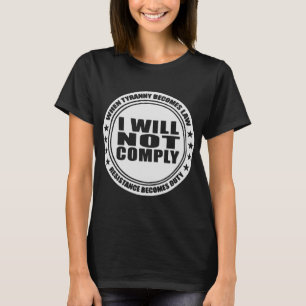 Camiseta No cumpliré #USAPatriotGraphics ©