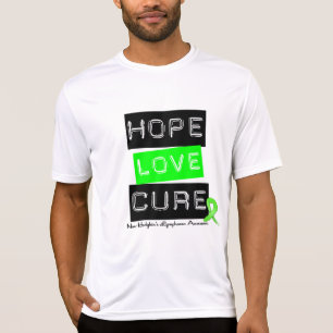 Camiseta No curación del amor de la esperanza del linfoma