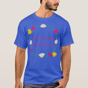 Camiseta No dañar el Pegatina de contorno floral 1