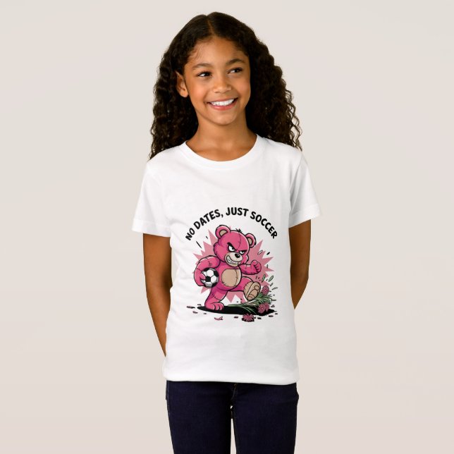 Camiseta No dates, just football - anti valentine's day (Anverso completo)