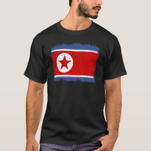 Camiseta No de bandera de la República Democrática de Corea
