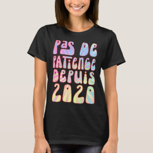 Camiseta No De Paciencia Desde 2020 3 Años Cumpleaños Retro
