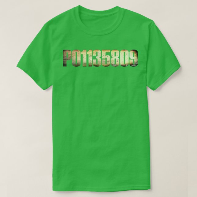 Camiseta No de recluso P01135809 Donald J Trump (Diseño del anverso)