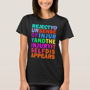 Camiseta No debo pensar en malos pensamientos estoicismo ar