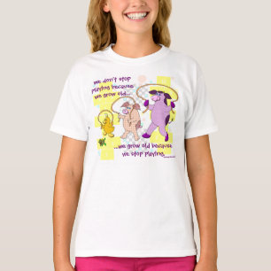Camiseta "No dejamos de jugar porque envejecemos"