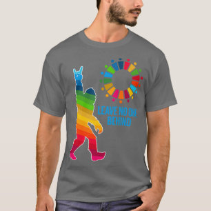 Camiseta No dejar a nadie atrás el desarrollo sustentable d