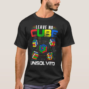 Camiseta No Dejar cubo sin resolver cómico cálculo de veloc