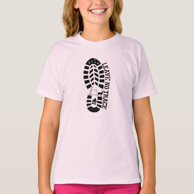 Camiseta No dejar rastro (Anverso)