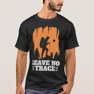Camiseta No Dejar rastro de entusiastas de senderismo Wilde