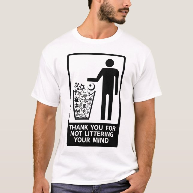 Camiseta No deje en desorden su mente - telas ligeras (Anverso)