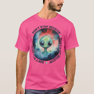 Camiseta No Dejen De Creer En Los Extranjeros Ufo Alien