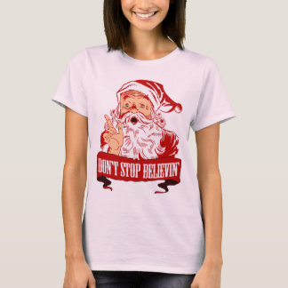 Camiseta No dejen de creer en Santa