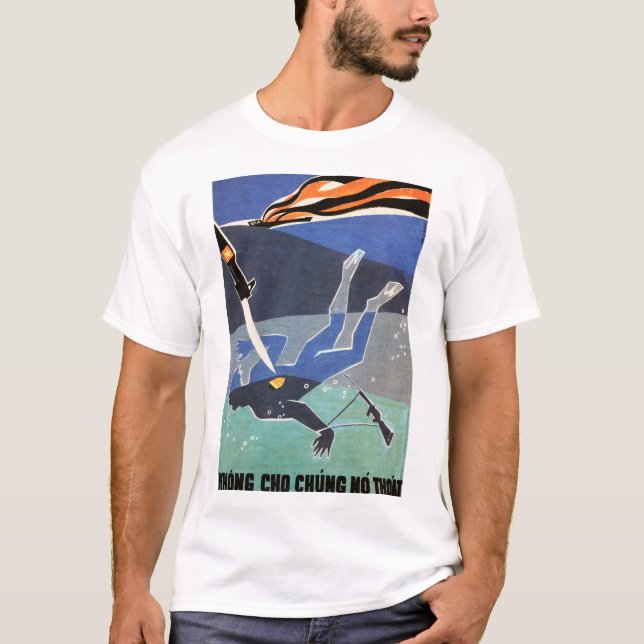 Camiseta ¡No Dejen Que Escapen! Arte de propaganda de la gu (Anverso)