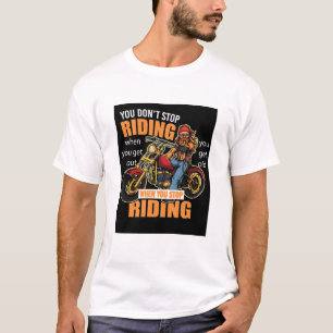 Camiseta No dejes de andar en bicicleta de época