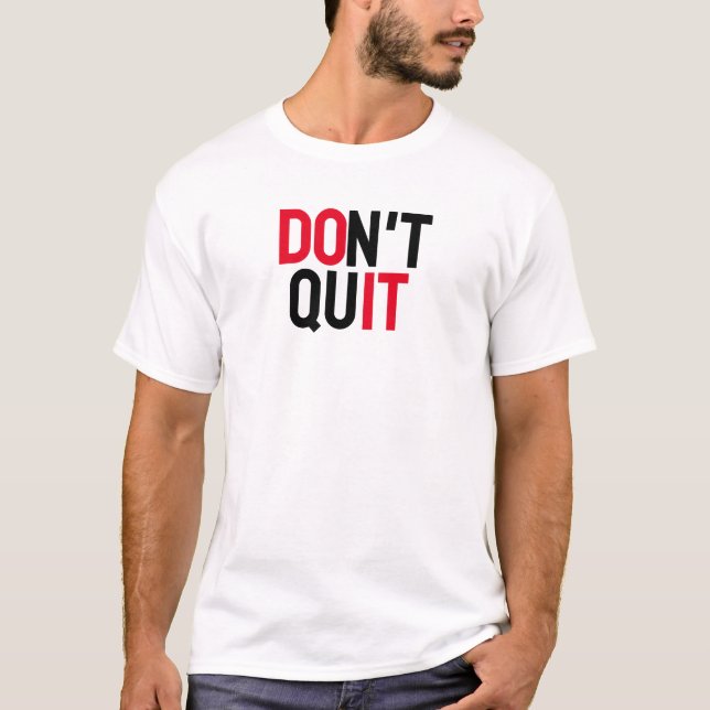 CAMISETA "NO DEJES DE CITAS MOTIVATIVAS" (Anverso)