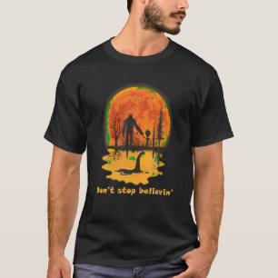 Camiseta No dejes de creer en el monstruoso alienígena de l