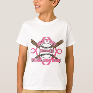 Camiseta No Dejes que el Cáncer Robe la Segunda Base - Cánc