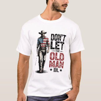 Camiseta No Dejes Que Entre El Viejo Hombre en Bandera Amer