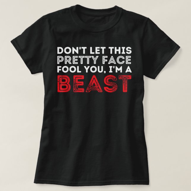 Camiseta No dejes que esta Bonito te engañe luchando y noso (Diseño del anverso)