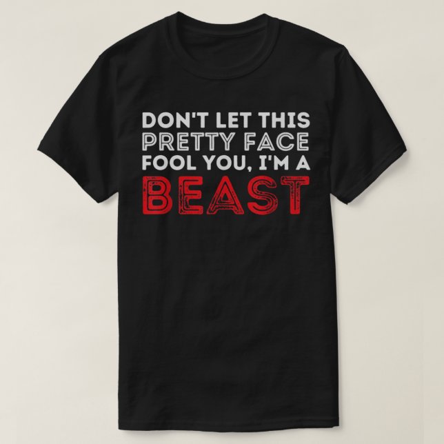 Camiseta No dejes que esta Bonito te engañe luchando y noso (Diseño del anverso)
