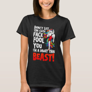 Camiseta No Dejes que la Cara Bonita te Engañe Muay Thai Ta