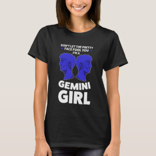 Camiseta no dejes que la cara bonita te engañe soy una gemi