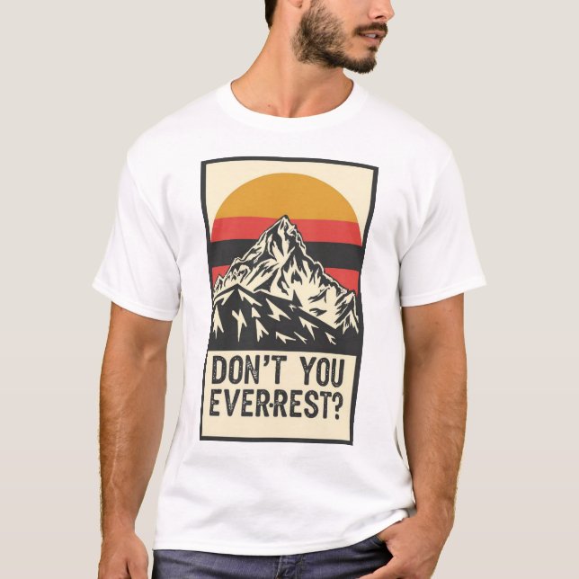 Camiseta ¿No descansas nunca? (Anverso)