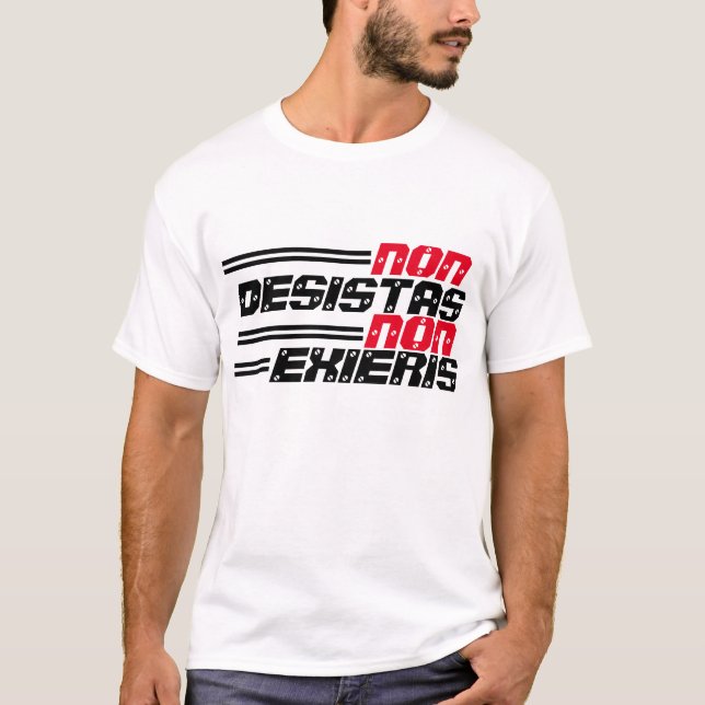 Camiseta No Desistas no Exieris (Anverso)