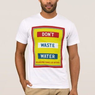 Camiseta No desperdiciar agua