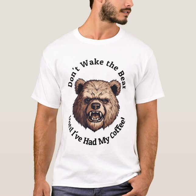 Camiseta No despierte al oso (Anverso)