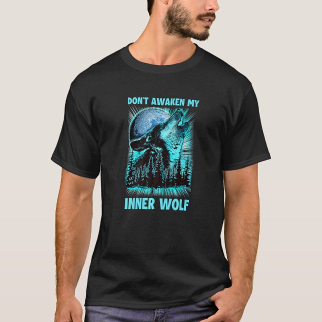 Camiseta No Despierten a Mi Lobo Interior (Anverso)